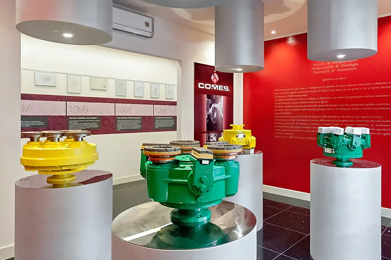 Завод CO.ME.S. — линия сборки полировальных голов